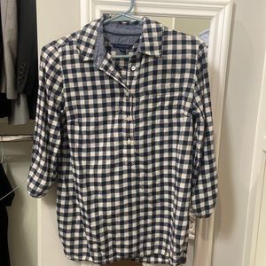 Tommy Hilfiger women’s plaid flannel shirt size small